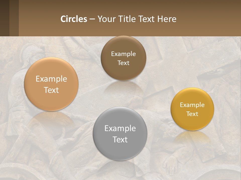 Globe Skyscraper Black PowerPoint Template