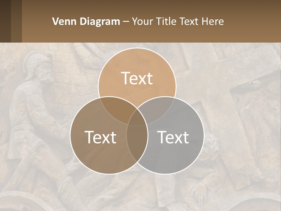 Globe Skyscraper Black PowerPoint Template