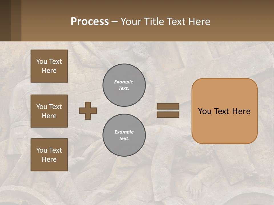 Globe Skyscraper Black PowerPoint Template