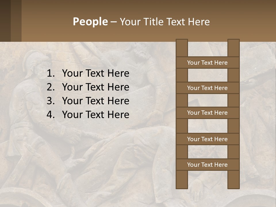 Globe Skyscraper Black PowerPoint Template