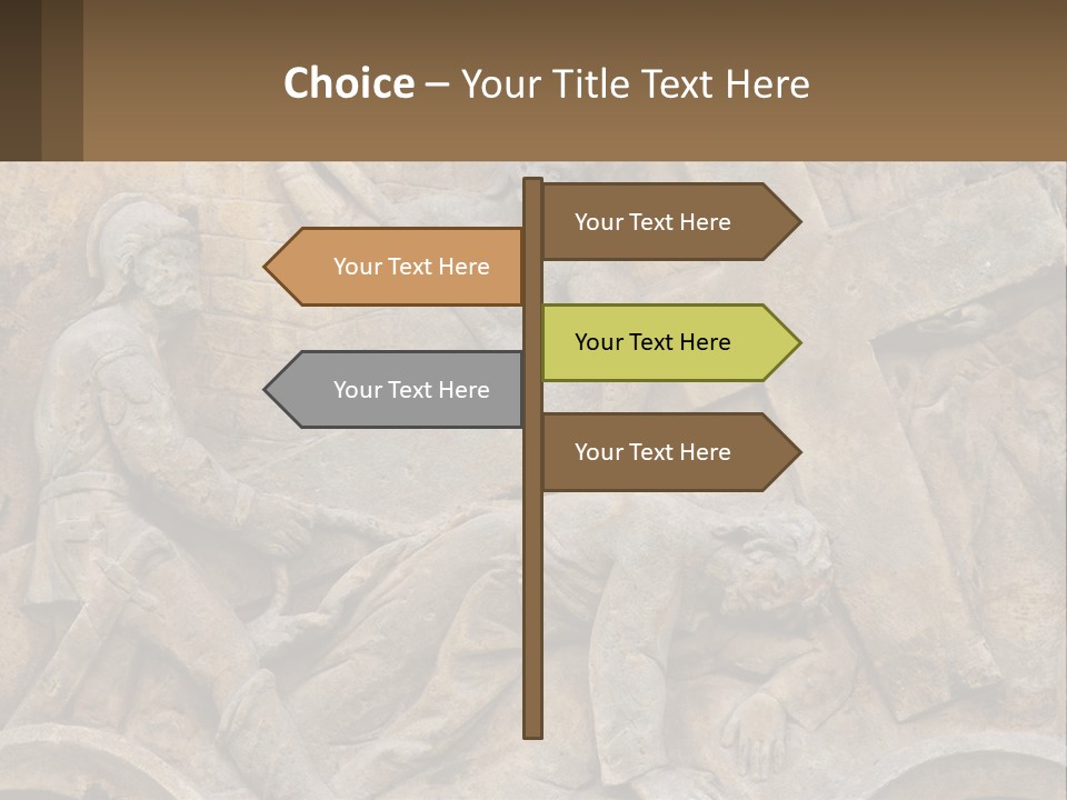 Globe Skyscraper Black PowerPoint Template