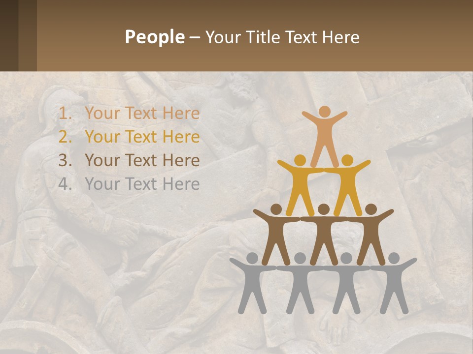 Globe Skyscraper Black PowerPoint Template