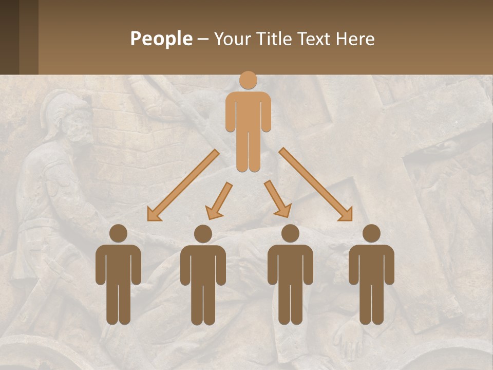 Globe Skyscraper Black PowerPoint Template