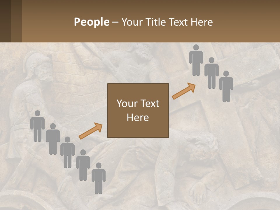 Globe Skyscraper Black PowerPoint Template