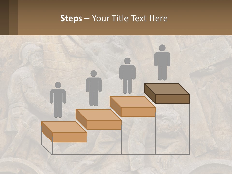 Globe Skyscraper Black PowerPoint Template