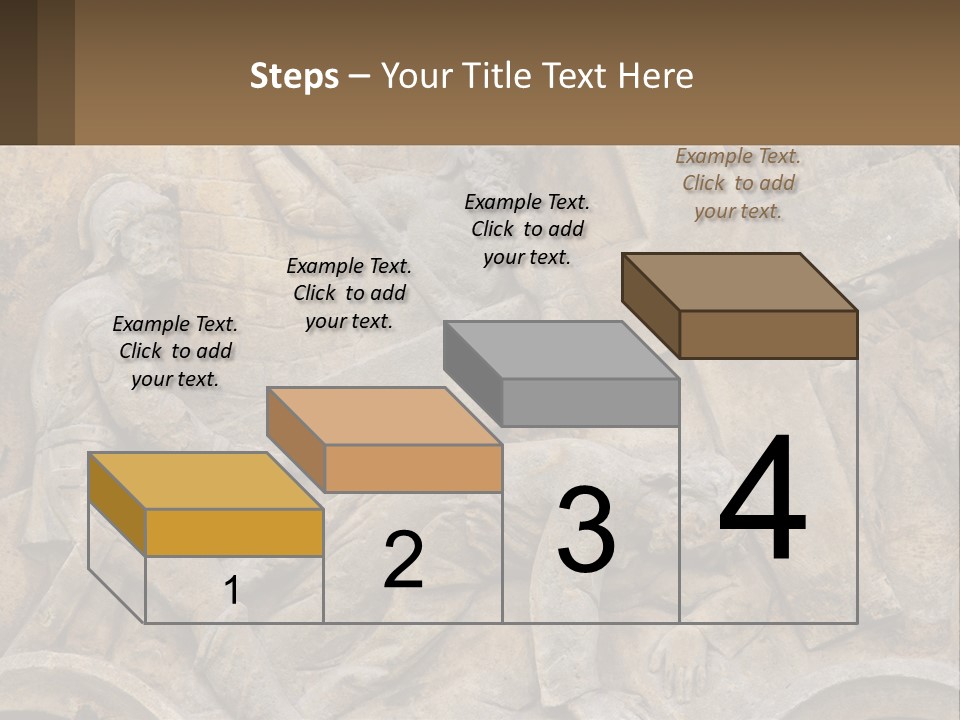 Globe Skyscraper Black PowerPoint Template