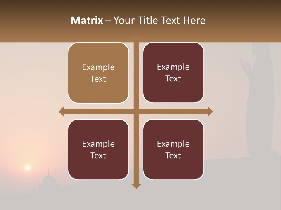 Cityscape Light View PowerPoint Template