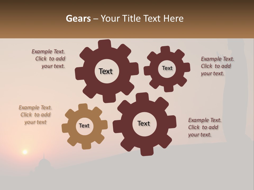 Cityscape Light View PowerPoint Template