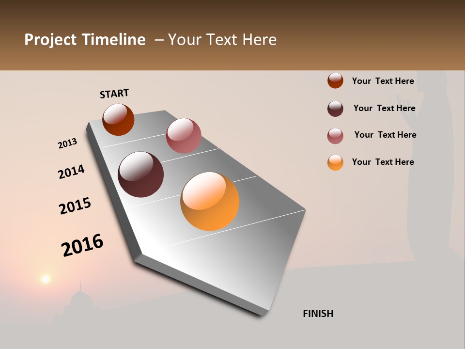 Cityscape Light View PowerPoint Template