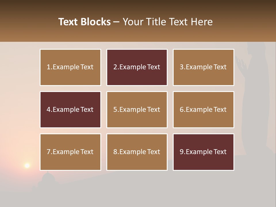 Cityscape Light View PowerPoint Template