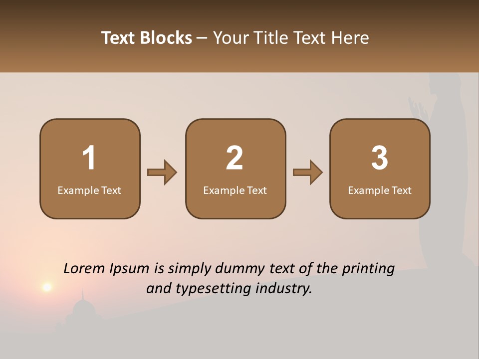 Cityscape Light View PowerPoint Template