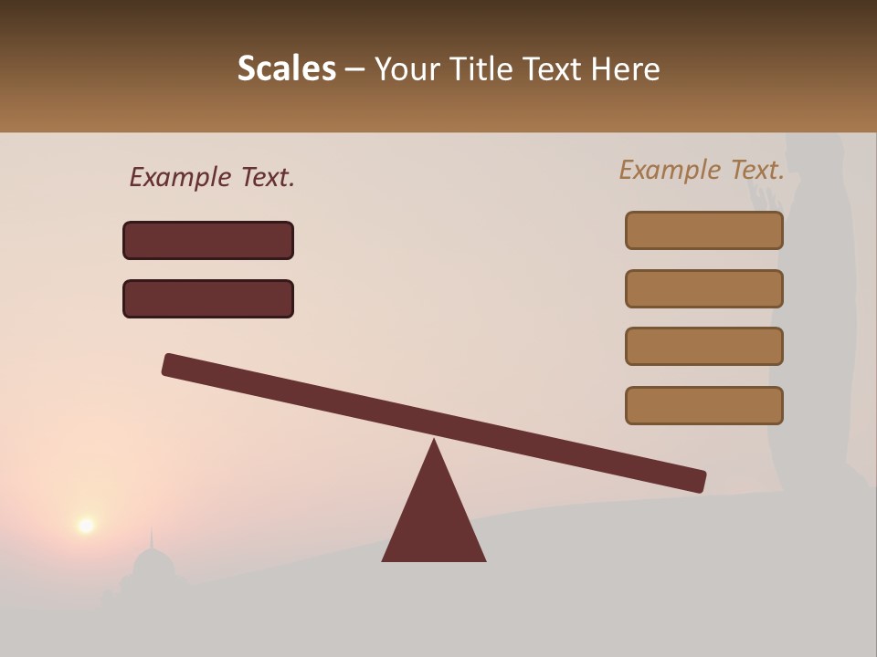 Cityscape Light View PowerPoint Template