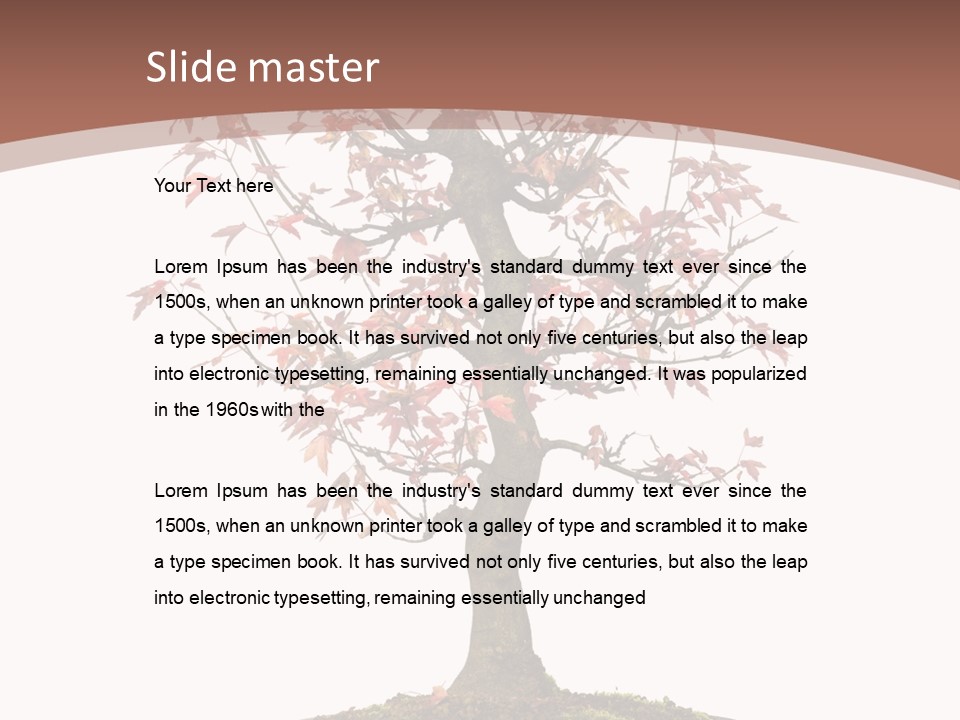 Big Abstract House PowerPoint Template