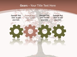 Big Abstract House PowerPoint Template