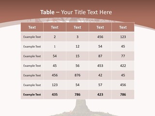 Big Abstract House PowerPoint Template