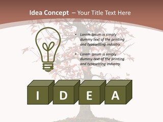 Big Abstract House PowerPoint Template