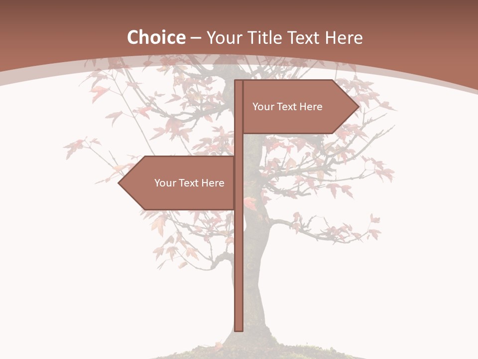 Big Abstract House PowerPoint Template