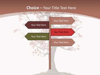 Big Abstract House PowerPoint Template