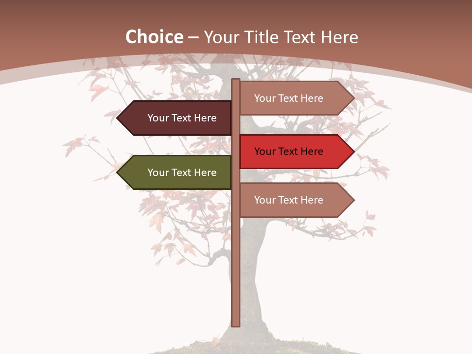 Big Abstract House PowerPoint Template