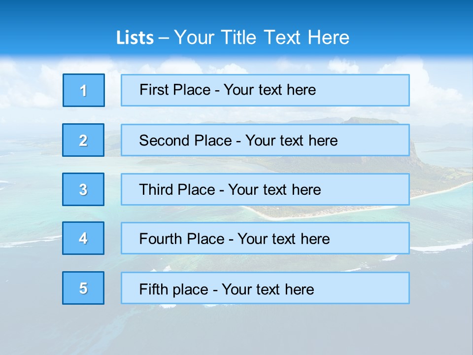 Tall Earth Light PowerPoint Template