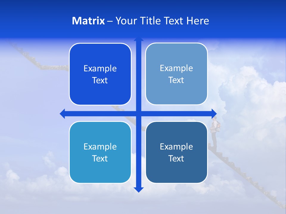 Town Illustration Big PowerPoint Template