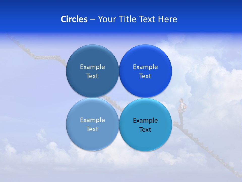 Town Illustration Big PowerPoint Template