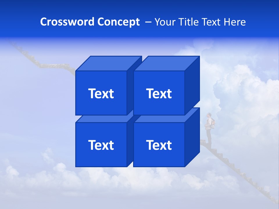 Town Illustration Big PowerPoint Template