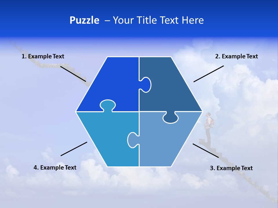 Town Illustration Big PowerPoint Template