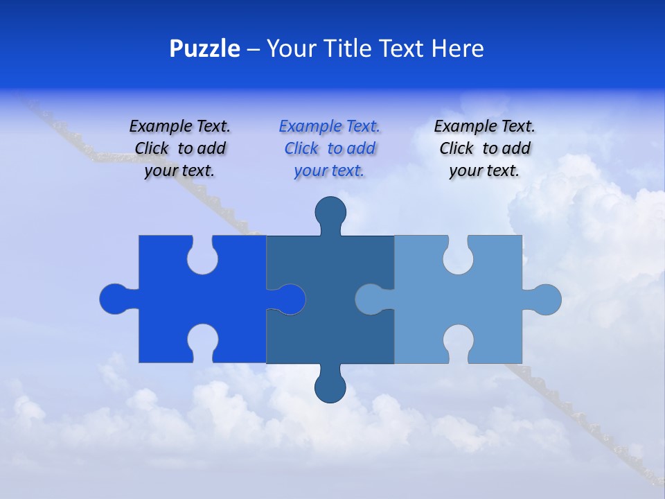 Town Illustration Big PowerPoint Template