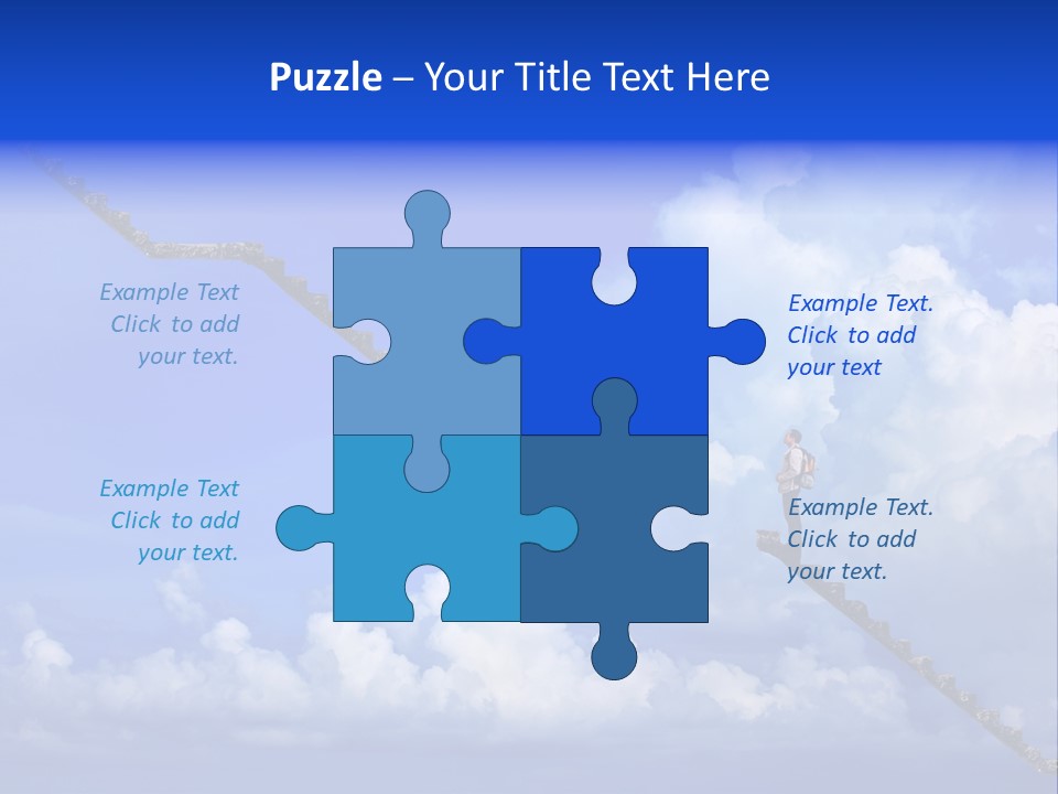 Town Illustration Big PowerPoint Template