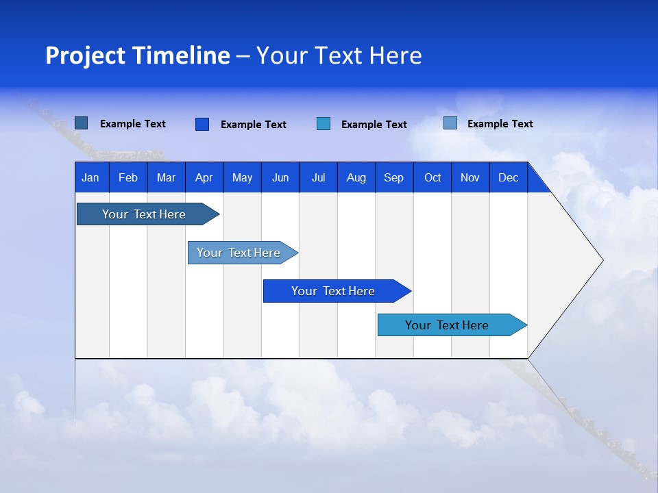 Town Illustration Big PowerPoint Template