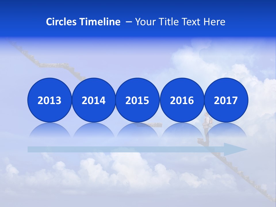 Town Illustration Big PowerPoint Template