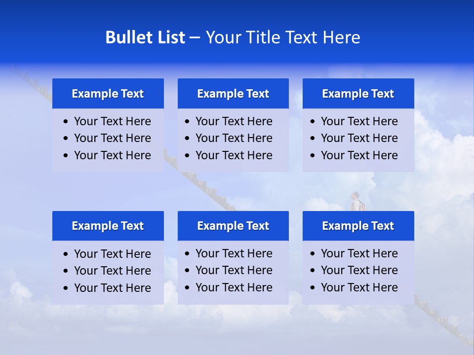 Town Illustration Big PowerPoint Template