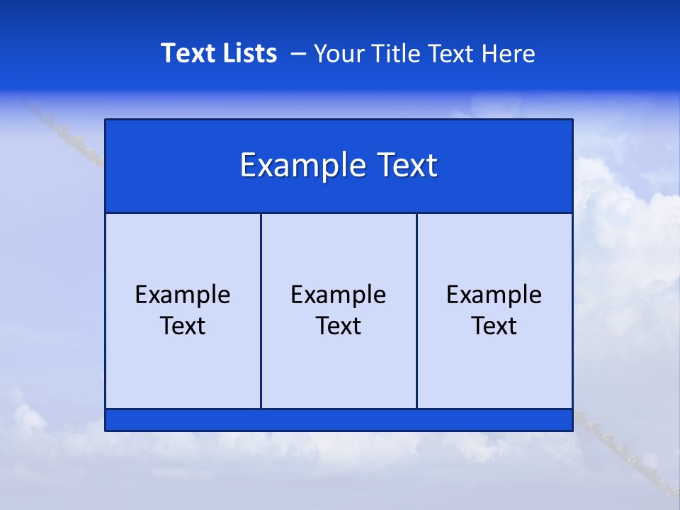 Town Illustration Big PowerPoint Template