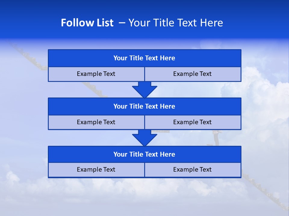 Town Illustration Big PowerPoint Template