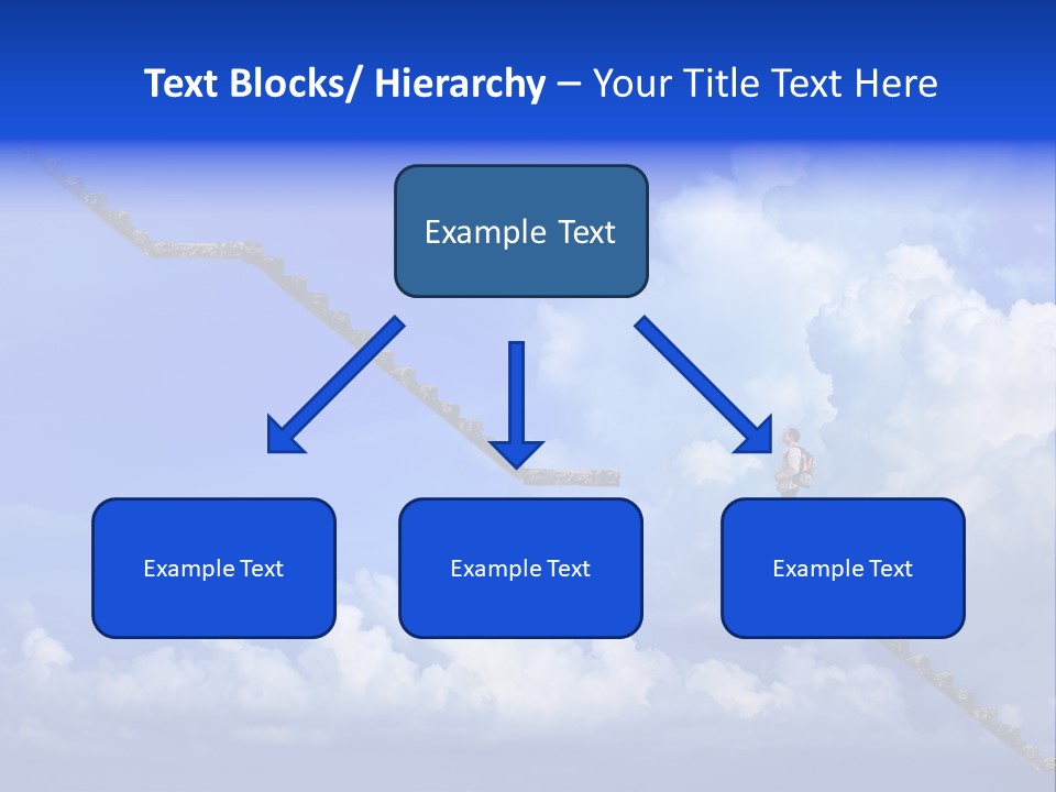 Town Illustration Big PowerPoint Template