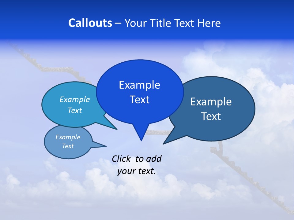 Town Illustration Big PowerPoint Template