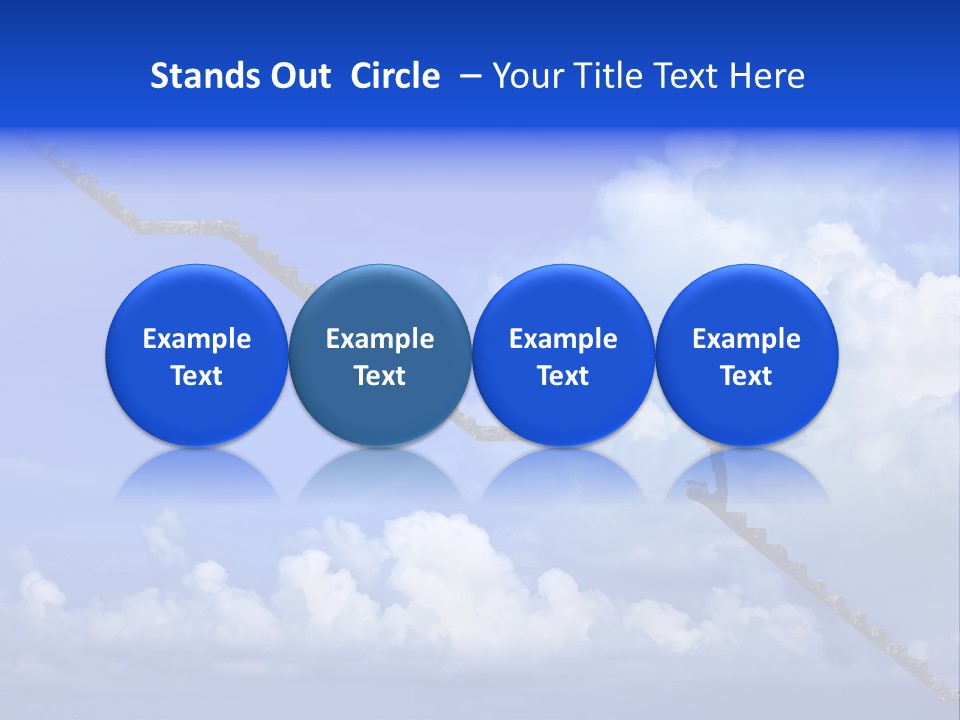 Town Illustration Big PowerPoint Template