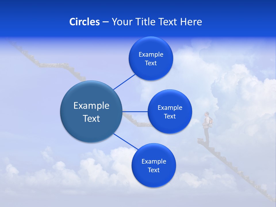 Town Illustration Big PowerPoint Template