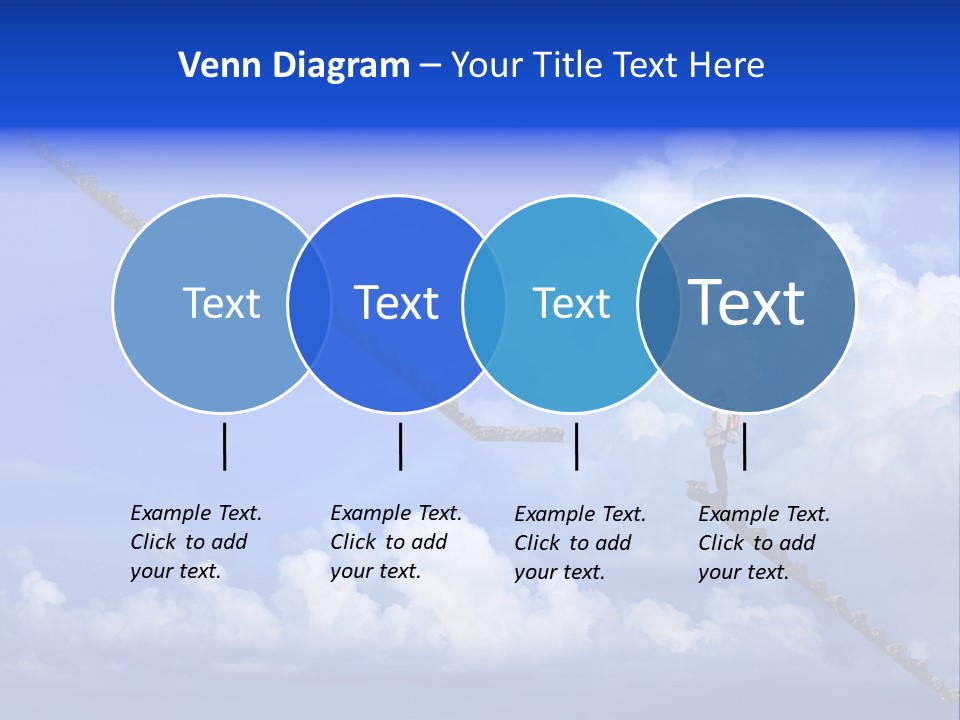 Town Illustration Big PowerPoint Template