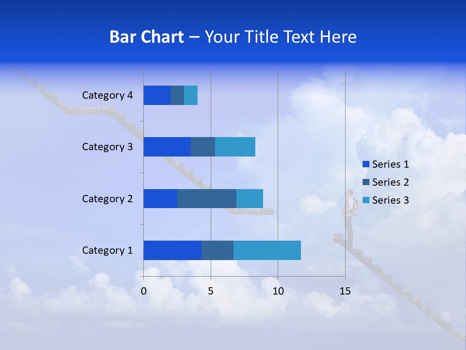 Town Illustration Big PowerPoint Template