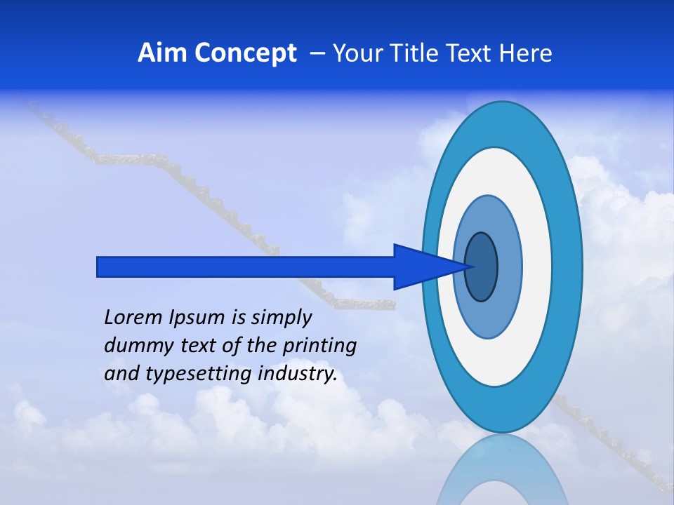 Town Illustration Big PowerPoint Template