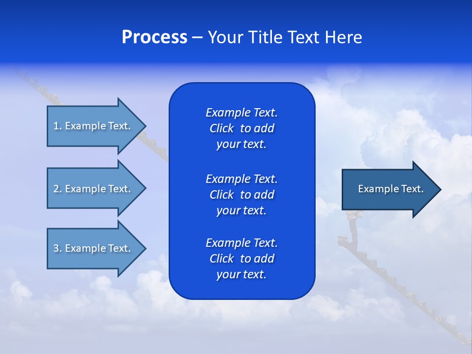 Town Illustration Big PowerPoint Template