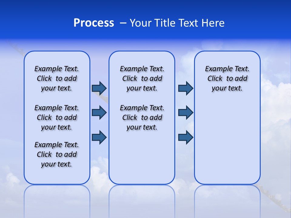 Town Illustration Big PowerPoint Template