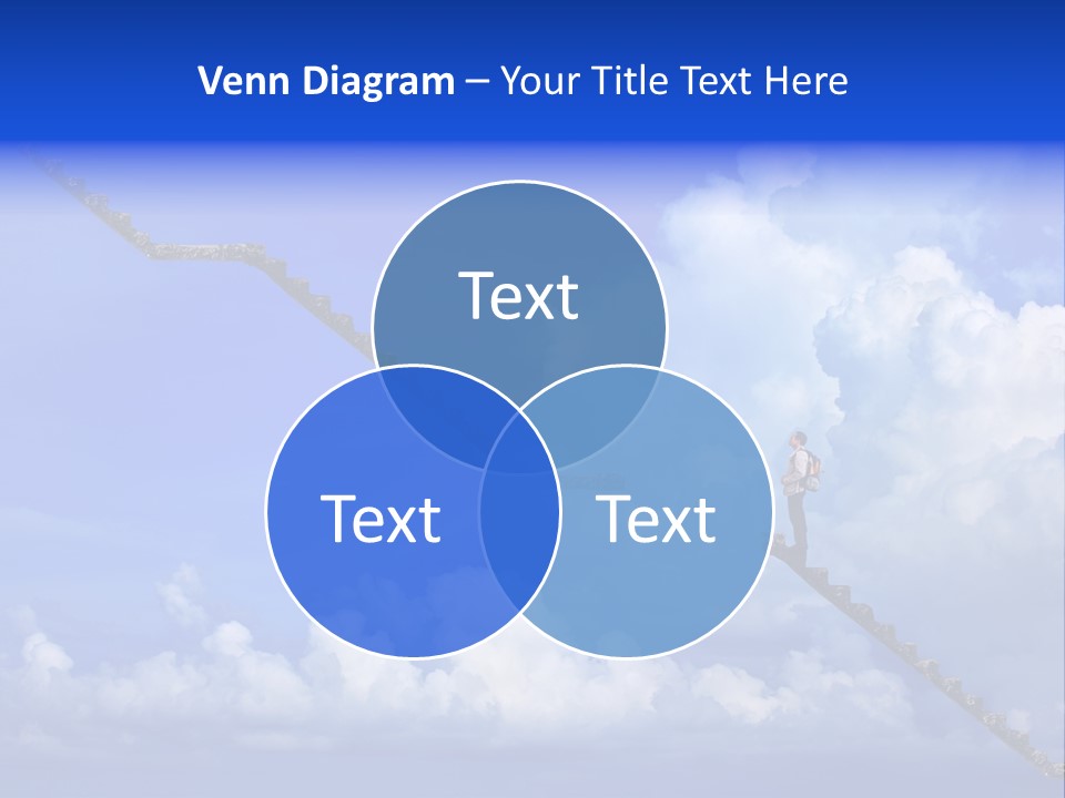 Town Illustration Big PowerPoint Template