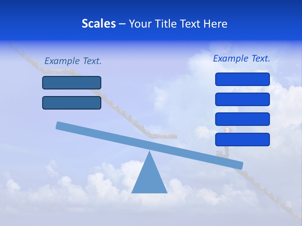 Town Illustration Big PowerPoint Template