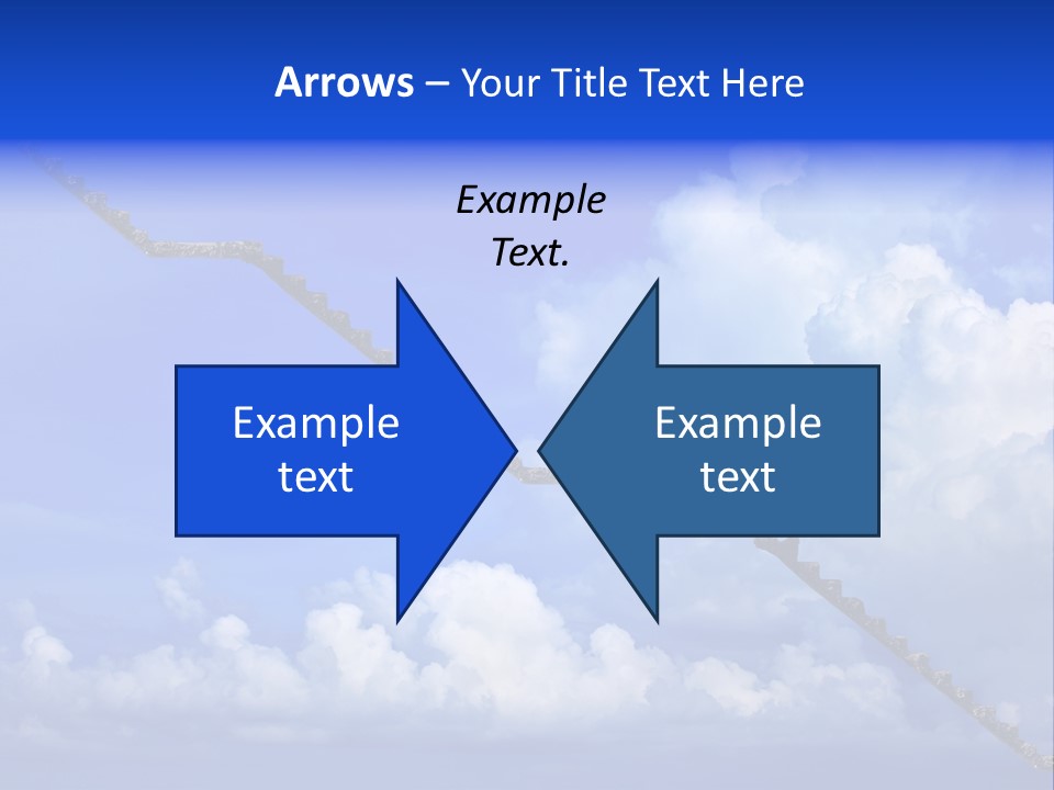 Town Illustration Big PowerPoint Template