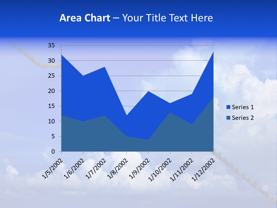 Town Illustration Big PowerPoint Template