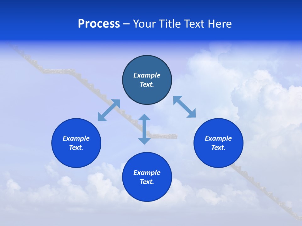 Town Illustration Big PowerPoint Template