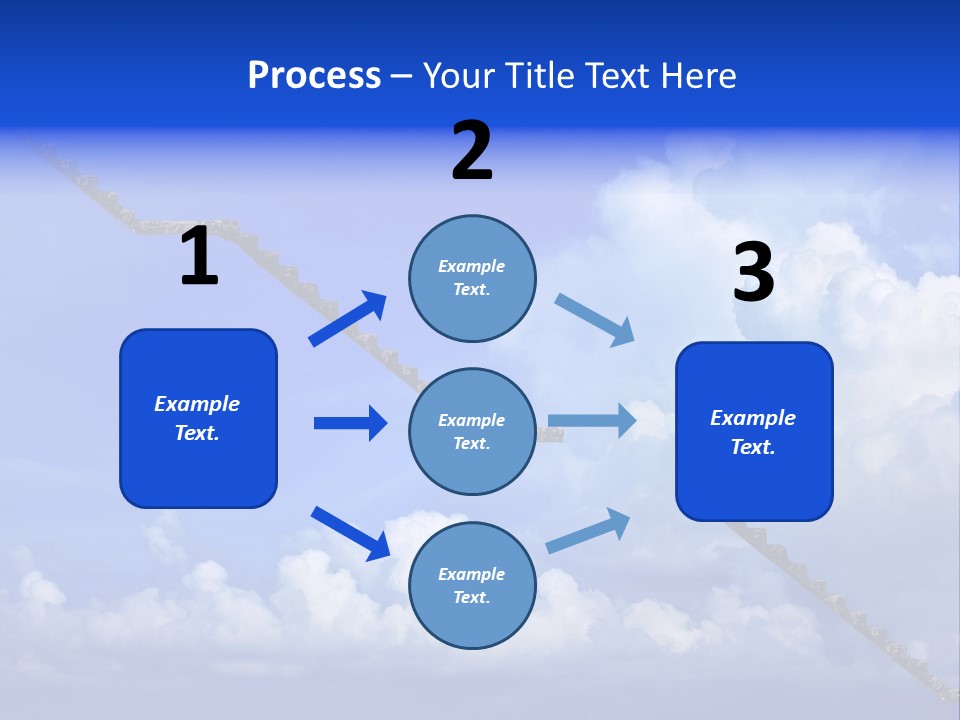 Town Illustration Big PowerPoint Template